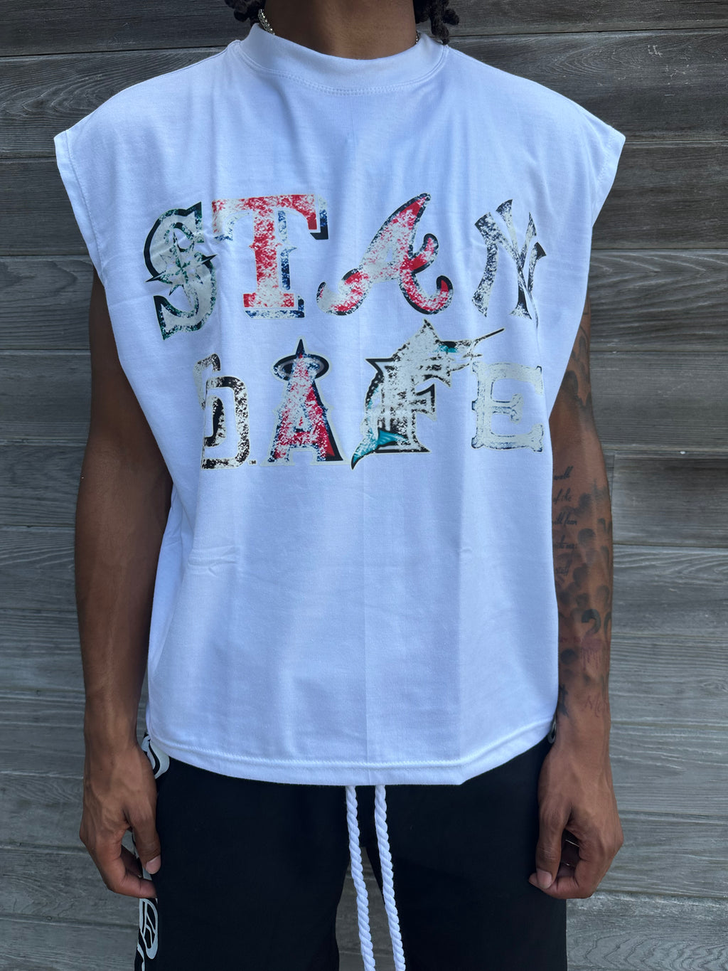 Staysafe baseball logo cut off
