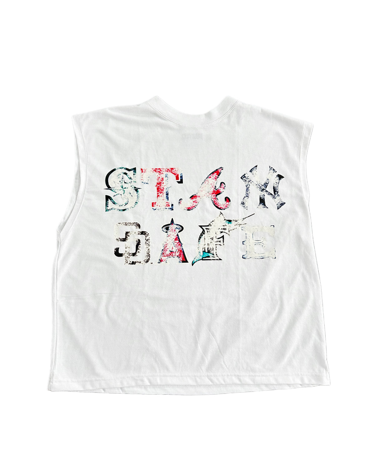 Staysafe baseball logo cut off