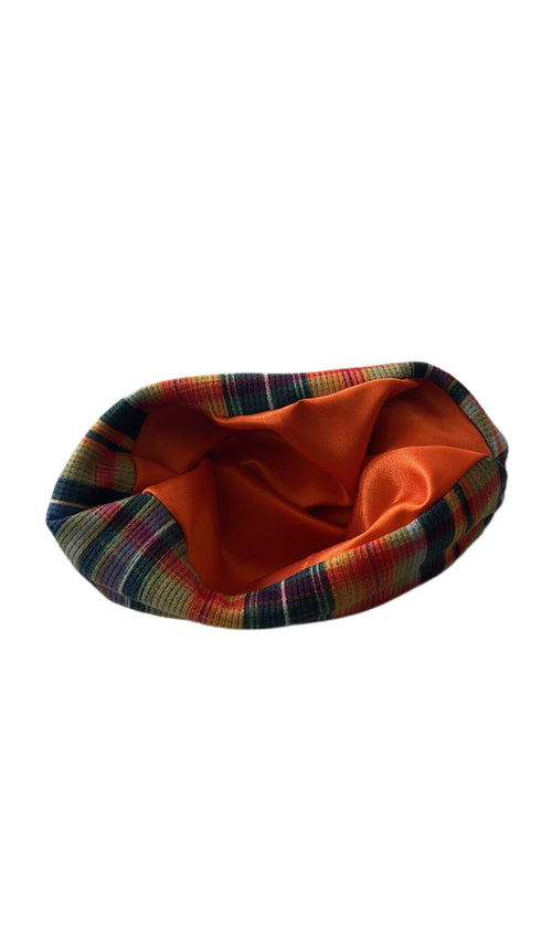 STAYSAFE plaid beanie